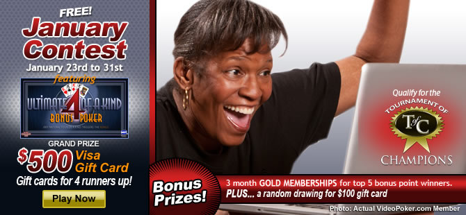 Free video poker contest