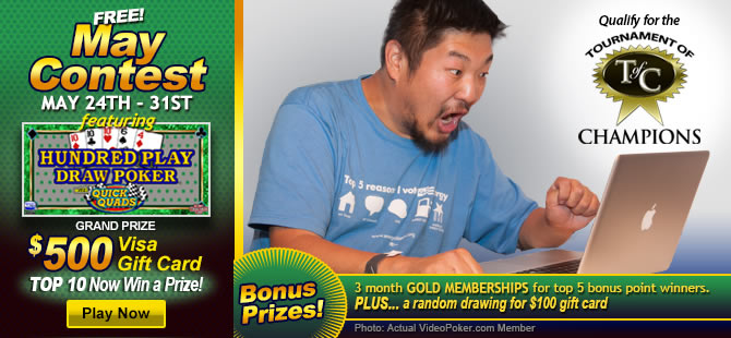 Free video poker contest