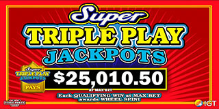 Super Triple Play Jackpots