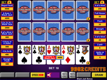 Black Jack Bonus Poker