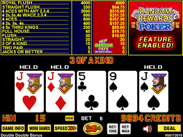 Random poker games