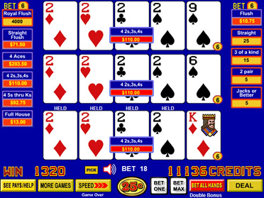 Random poker games