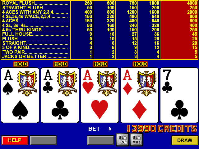 Video Poker online