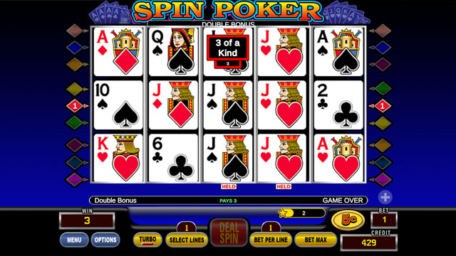 Triple Play Poker - Free 3 Play Video Poker