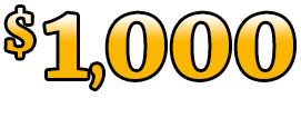 $1,000 in prizes